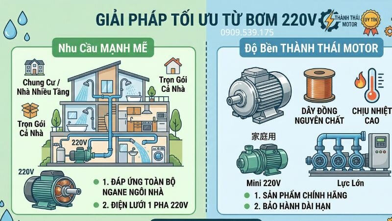 Giải pháp bơm tăng áp 12V không chổi than