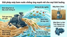 Giải pháp máy bơm nước chống úng mạnh mẽ cho mọi tình huống.