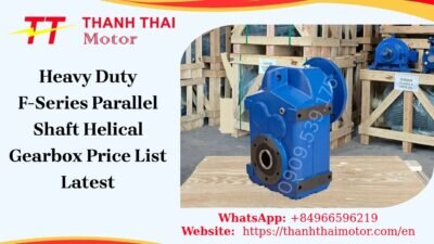 Heavy Duty F-Series Parallel Shaft Helical Gearbox Price List Latest