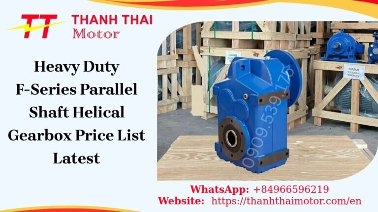 Heavy Duty F-Series Parallel Shaft Helical Gearbox Price List Latest