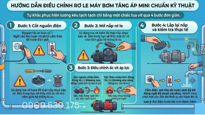 Hướng dẫn điều chỉnh ro-le đúng kỹ thuật
