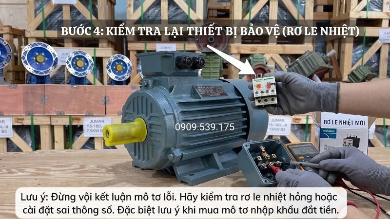 Kiểm tra lại thiết bị bảo vệ