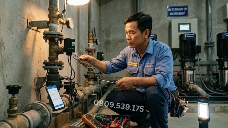 Kiểm tra và vệ sinh để cảm biến hoạt động ổn định và duy trì độ chính xác lâu dài.