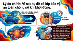 Lý do chính: Vì sao tụ đề có lớp bảo vệ an toàn chống nổ khi khởi động.