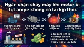 Ngăn chặn cháy máy khi motor bị tụt ampe không có tải kịp thời.