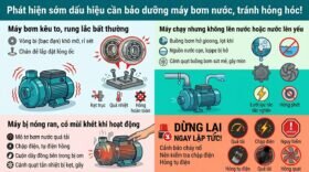 Phát hiện sớm dấu hiệu cần bảo dưỡng máy bơm nước, tránh hỏng hóc!