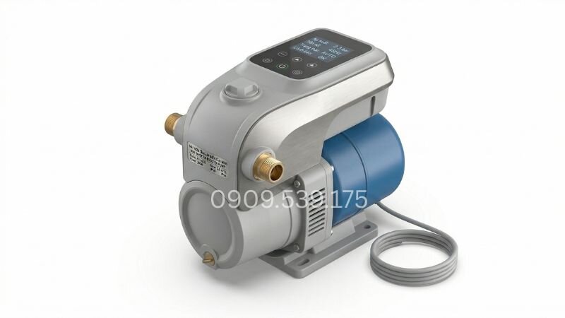 Hình ảnh tổng quan của máy bơm tăng áp biến tần mini