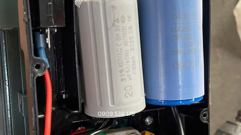 Nguyên nhân bắt buộc phải có tụ điện để tạo lực quay ban đầu cho motor 1 pha