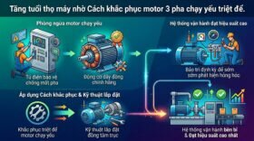 Tăng tuổi thọ máy nhờ Cách khắc phục motor 3 pha chạy yếu triệt để.