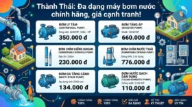 Thành Thái: Đa dạng máy bơm nước chính hãng, giá cạnh tranh!