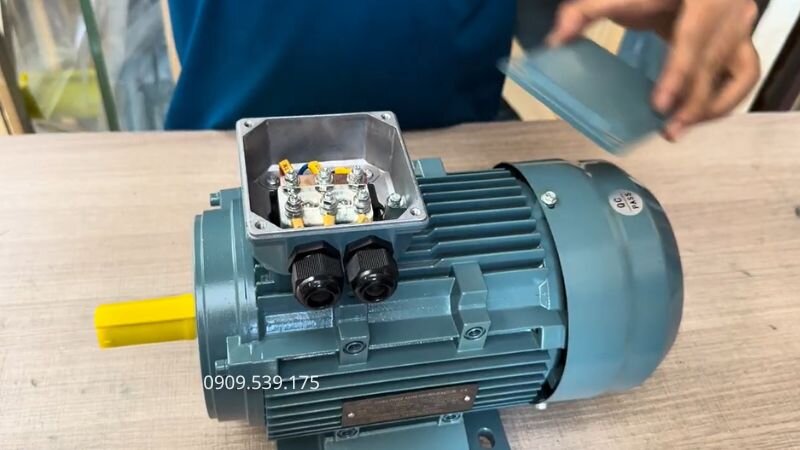 Tháo nắp hộp cực và đánh giá tình trạng trực quan