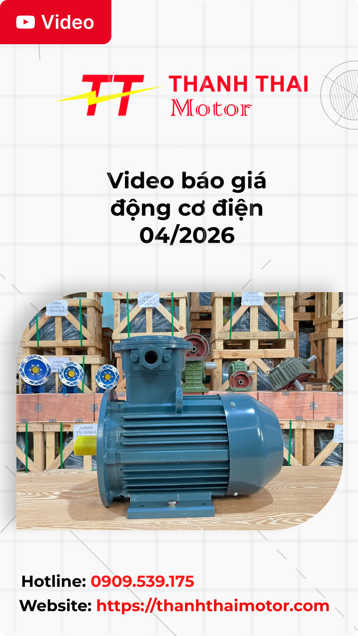 Thumbnail video báo giá động cơ điện 04/2026