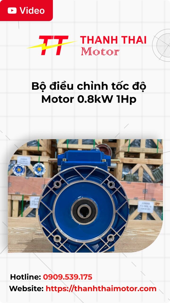 Bộ điều chỉnh tốc độ Motor 0.8kW 1Hp