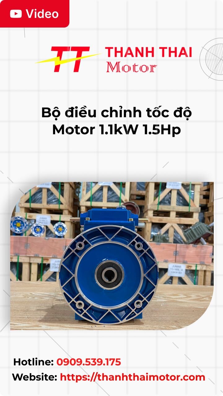 Bộ điều chỉnh tốc độ Motor 1.1kW 1.5Hp