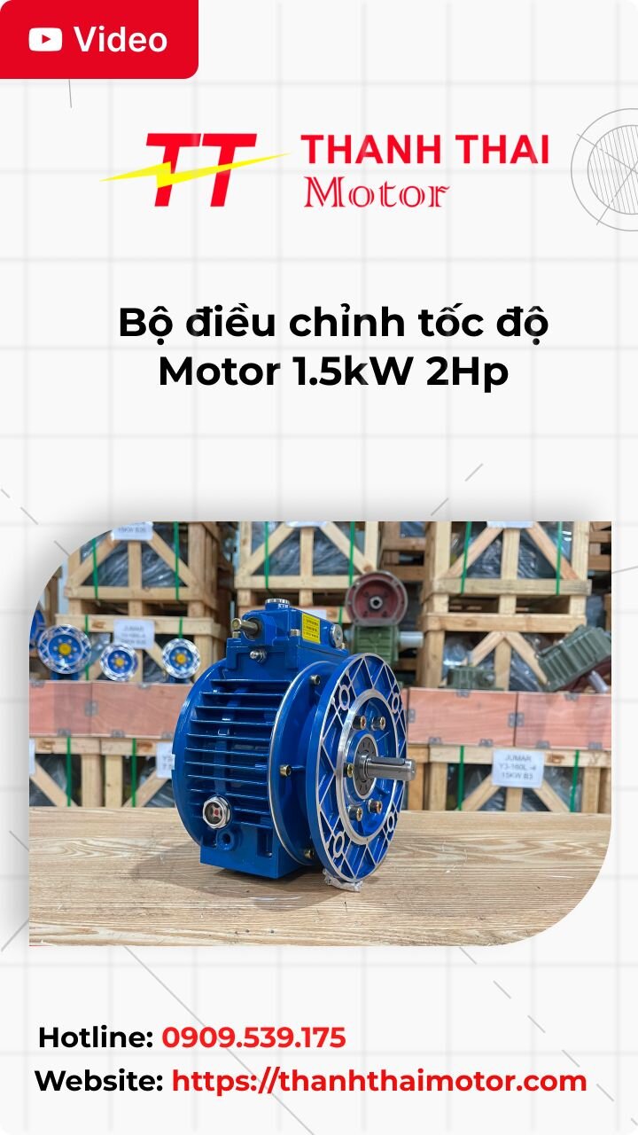 Bộ điều chỉnh tốc độ Motor 1.5kW 2Hp