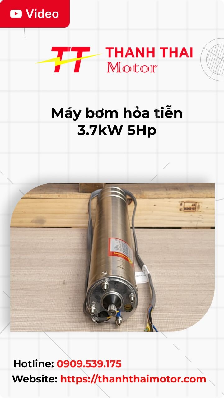 Máy bơm hỏa tiễn 3.7kW 5Hp
