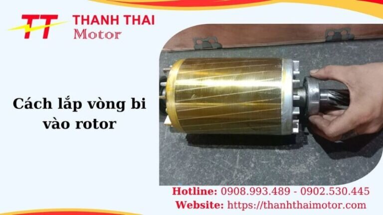 Thumb cách lắp vòng bi vào rotor
