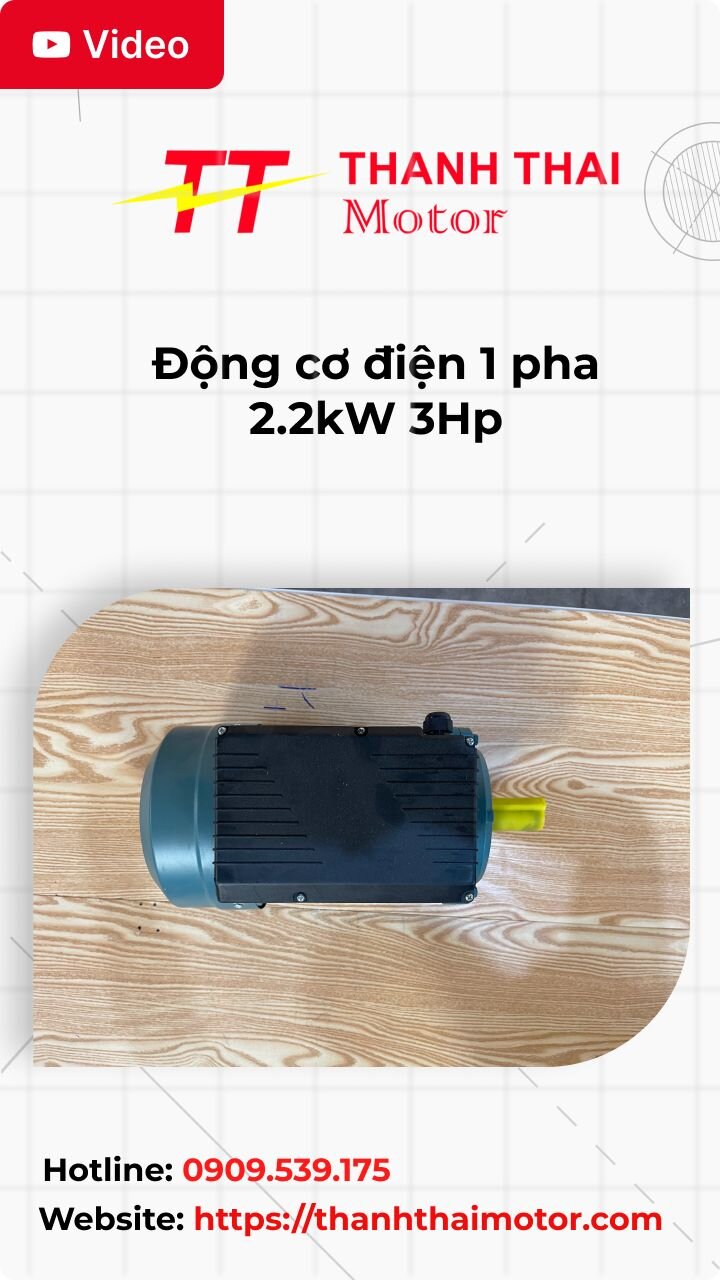 Thumb động cơ điện 1 pha 2.2kW 3Hp