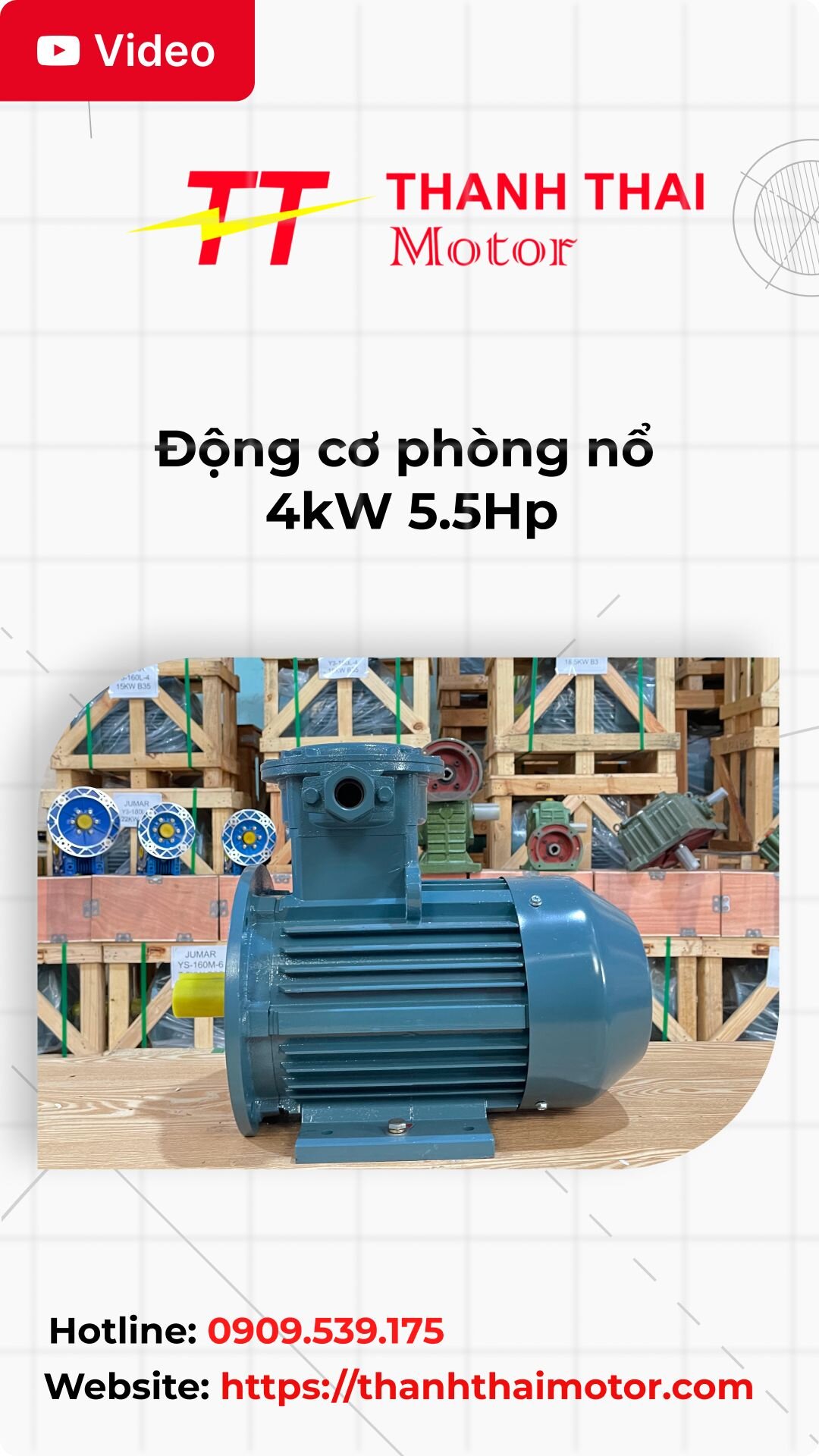 Thumb động cơ phòng nổ 4kW 5.5Hp