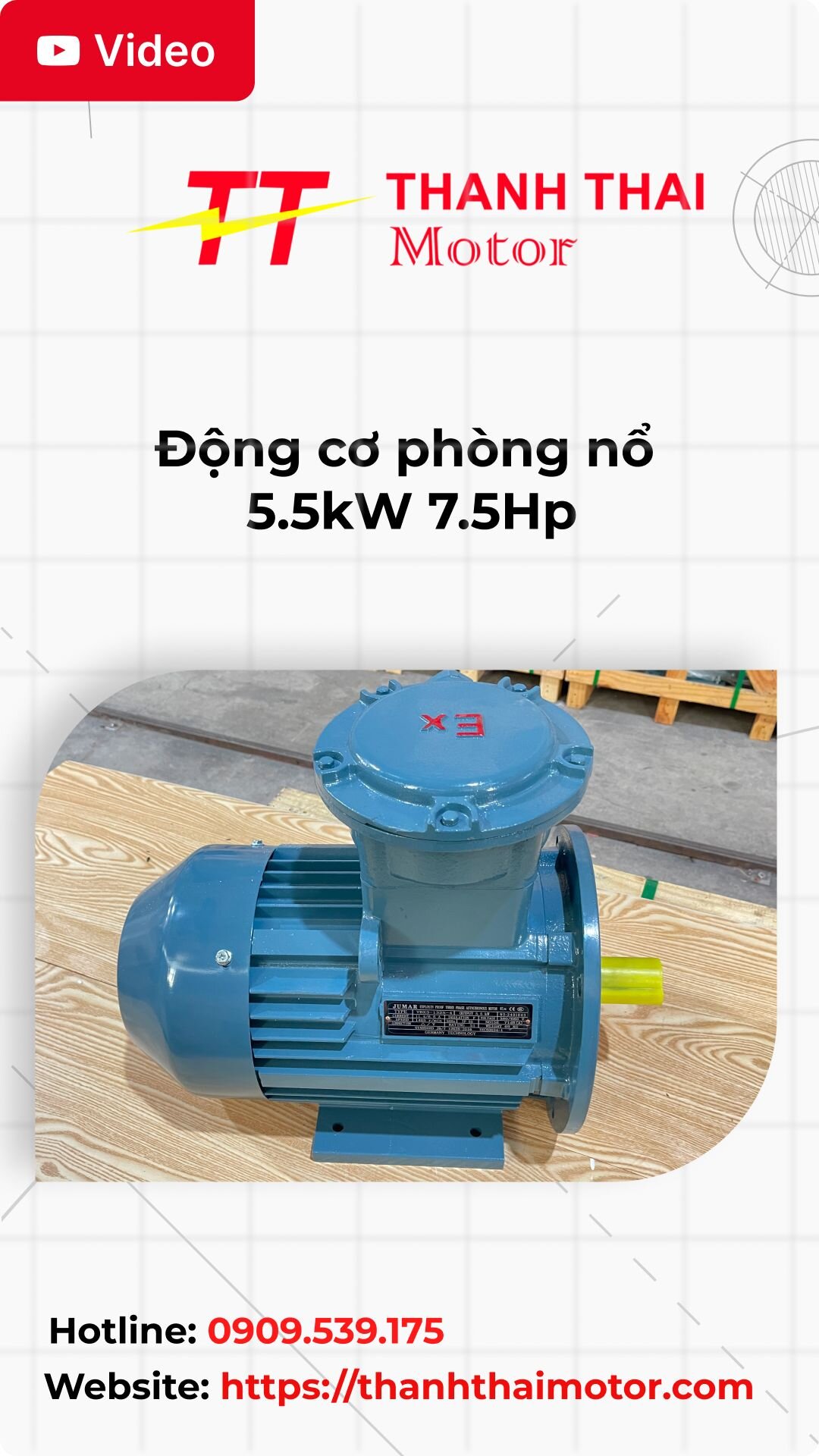Thumb động cơ phòng nổ 5.5kW 7.5Hp