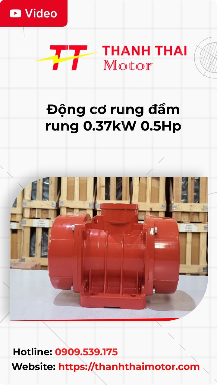 Thumb động cơ rung đầm rung 0.37kW 0.5Hp