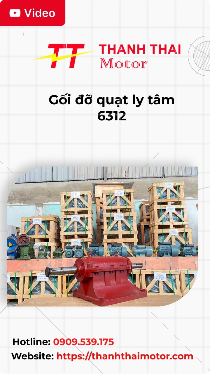 Thumb gối đỡ quạt ly tâm 6312