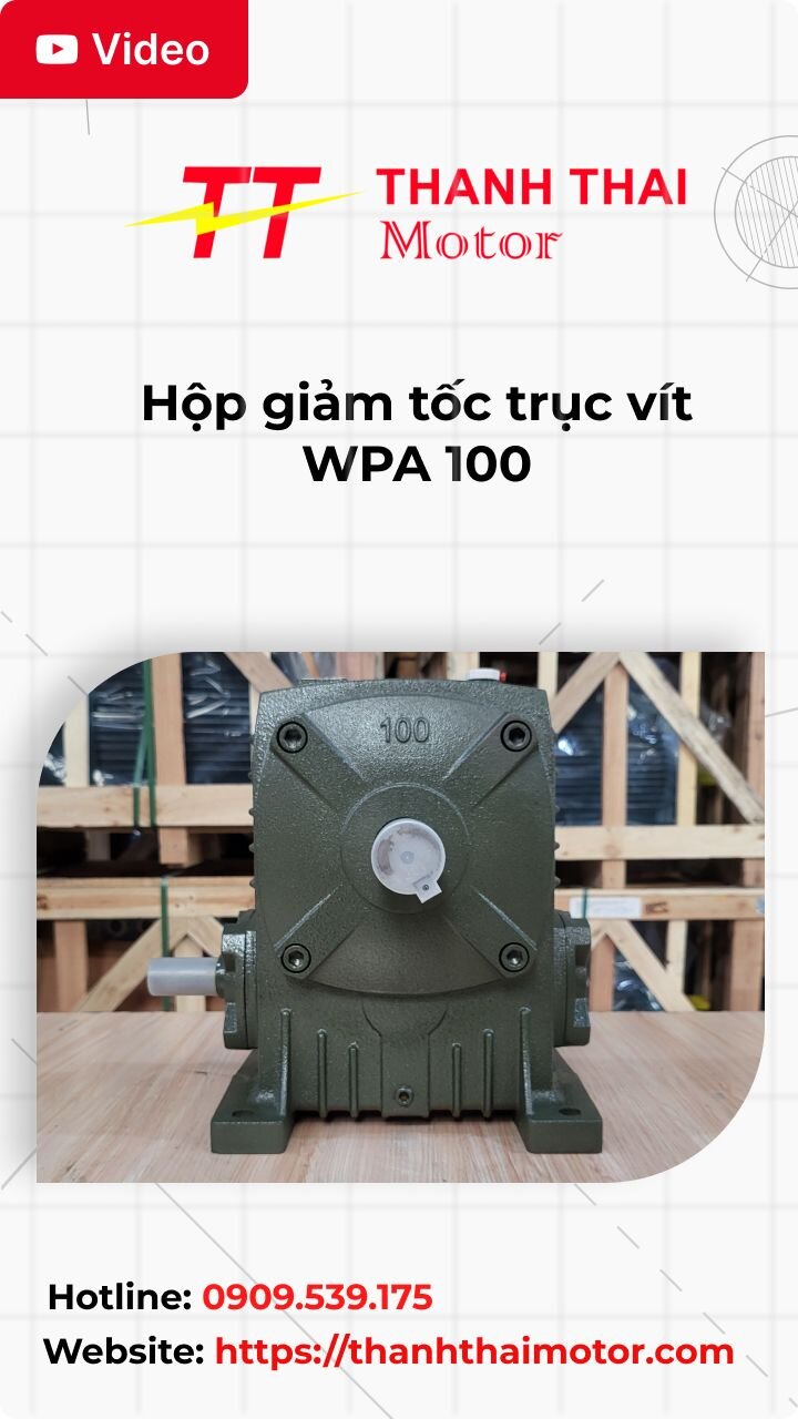 Thumb hộp giảm tốc trục vít WPA 100