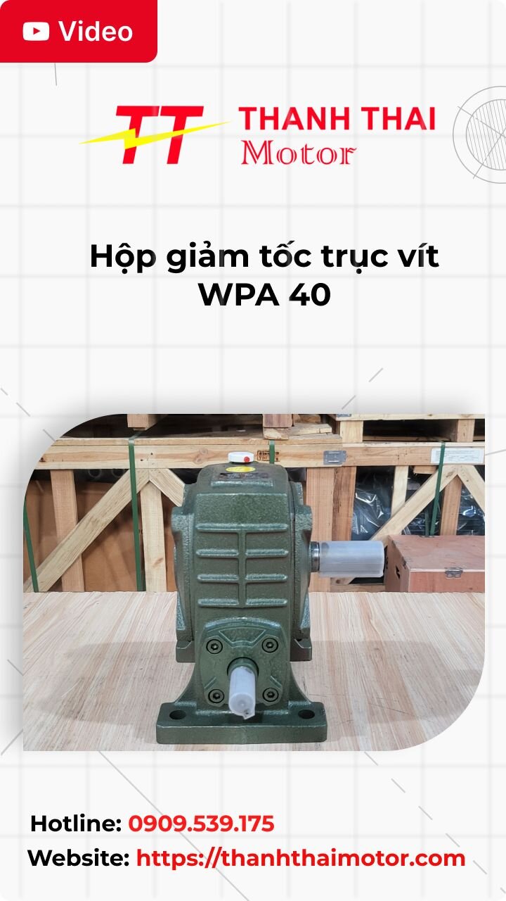 Thumb hộp giảm tốc trục vít WPA 40