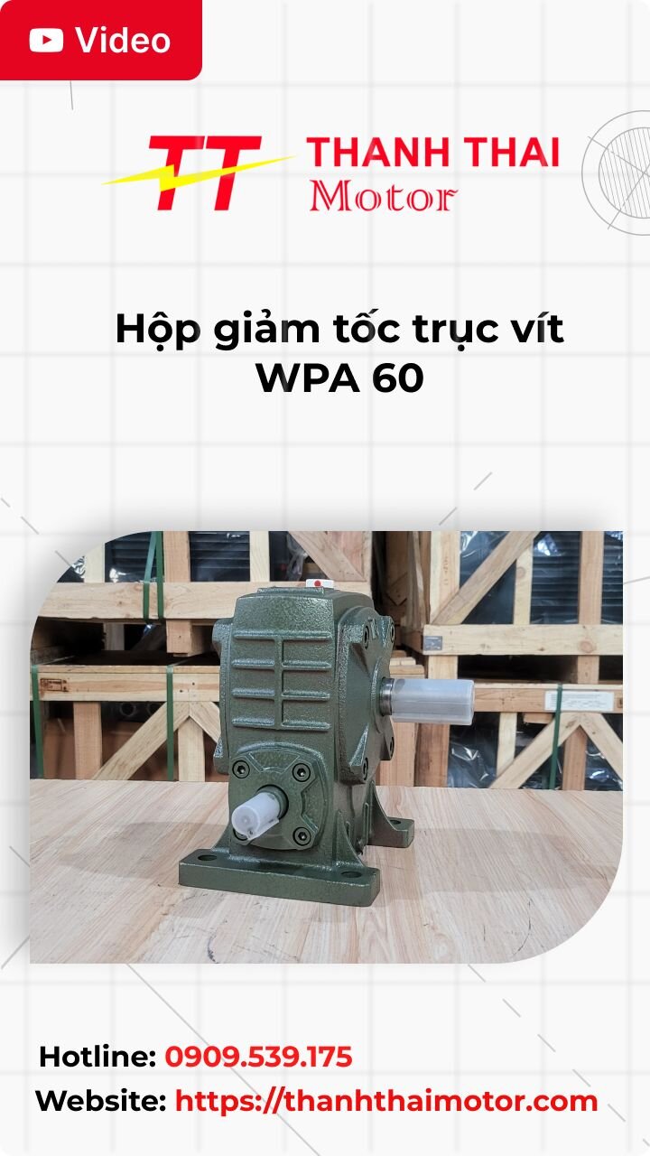 Thumb hộp giảm tốc trục vít WPA 60