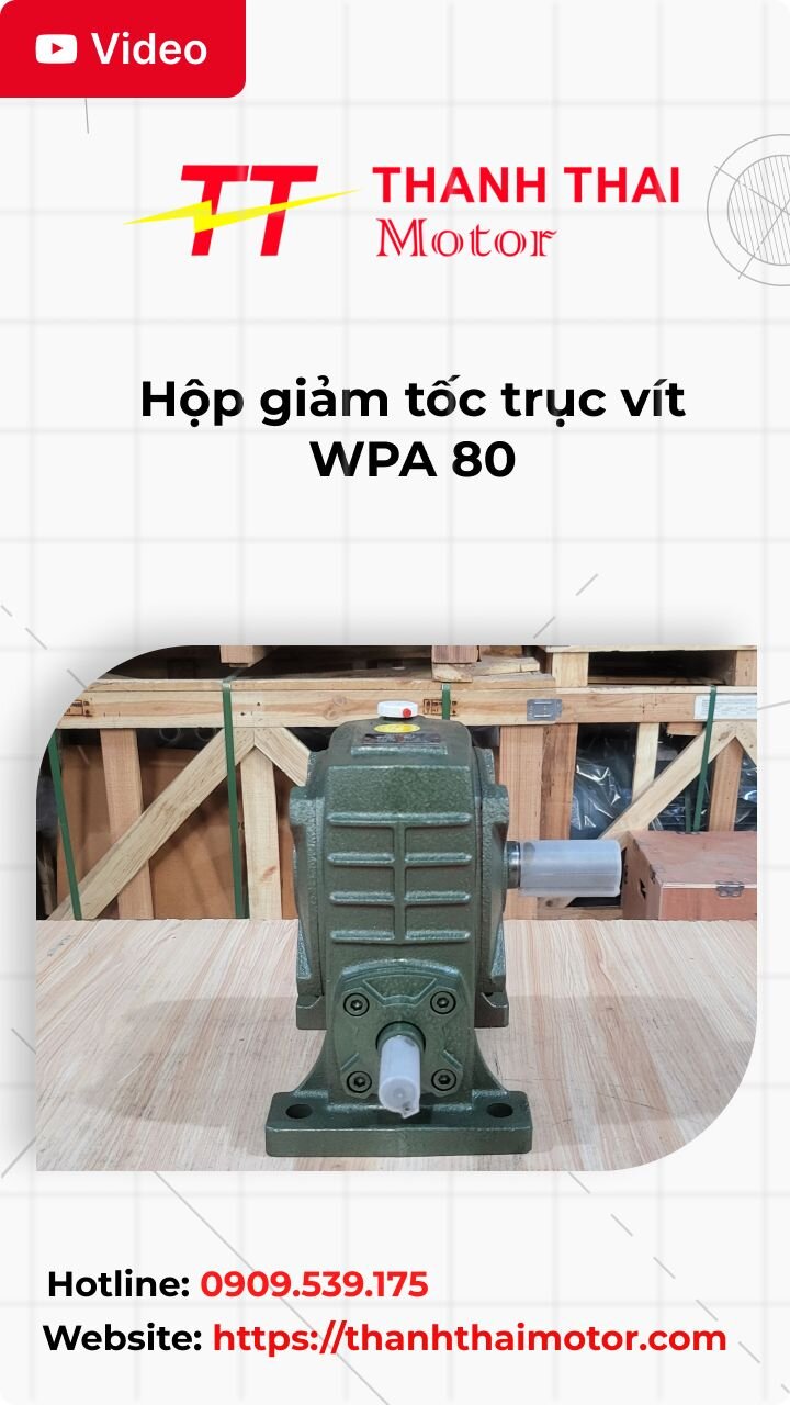 Thumb hộp giảm tốc trục vít WPA 80
