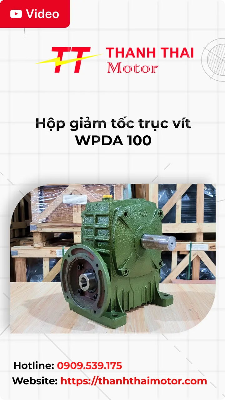 Thumb hộp giảm tốc trục vít WPDA 100
