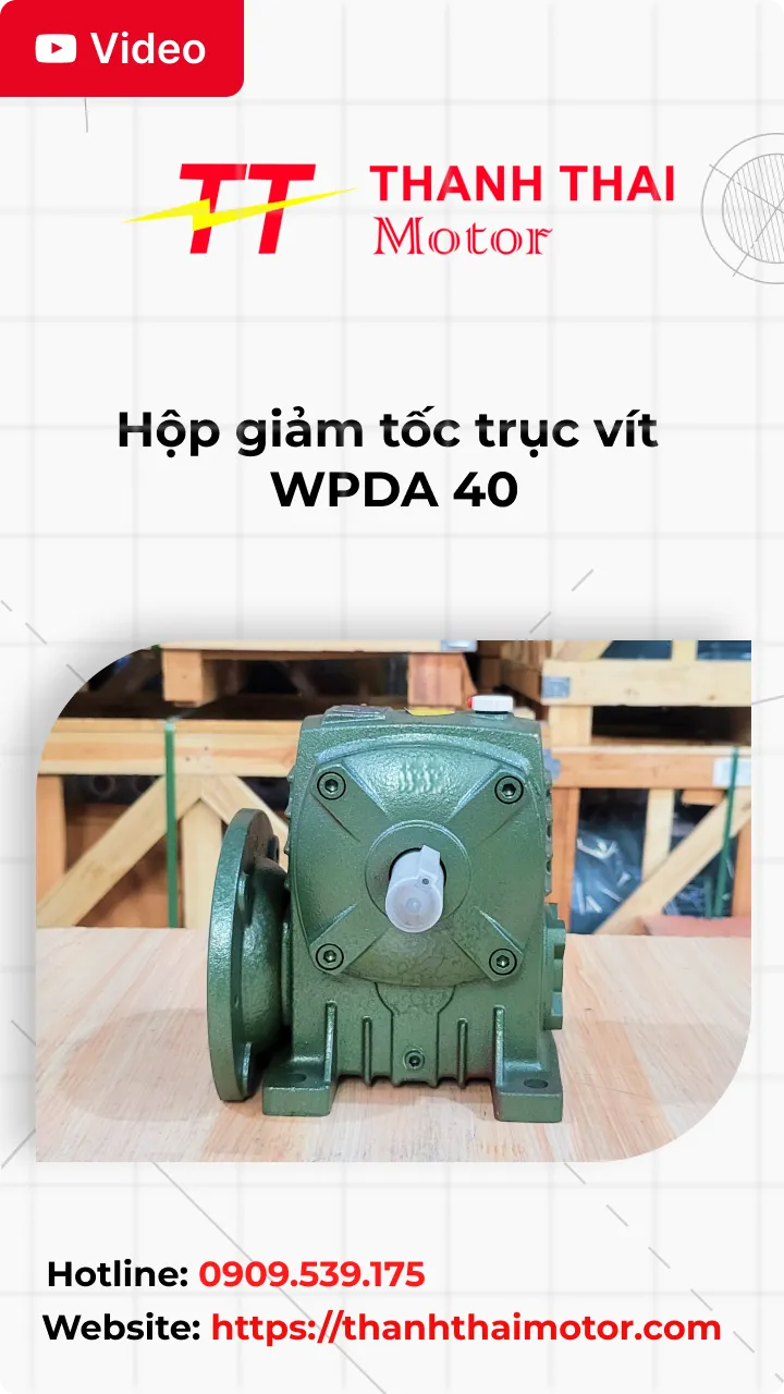 Thumb hộp giảm tốc trục vít WPDA 40
