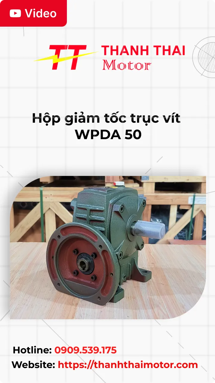 Thumb hộp giảm tốc trục vít WPDA 50