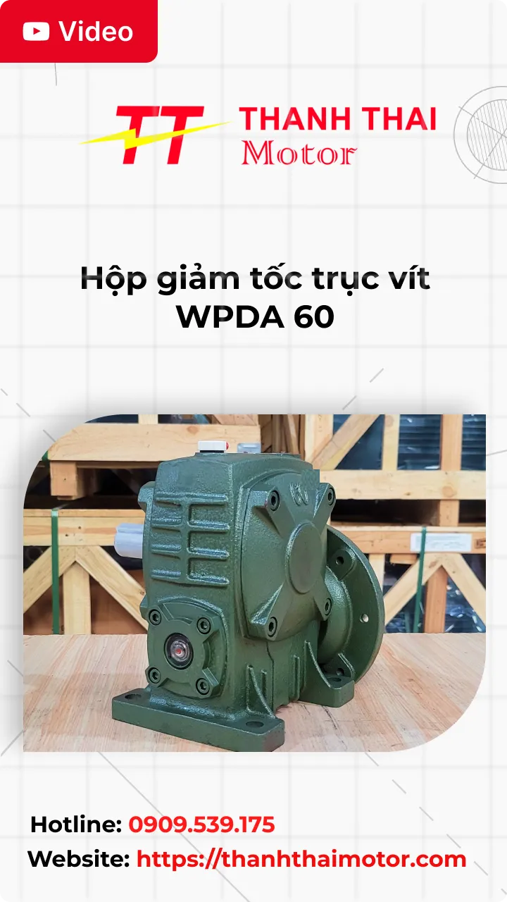 Thumb hộp giảm tốc trục vít WPDA 60
