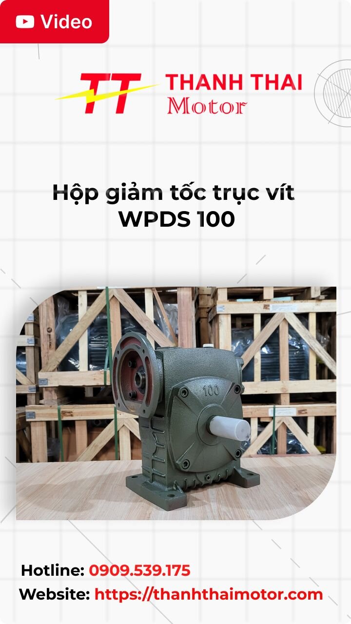 Thumb hộp giảm tốc trục vít WPDS 100