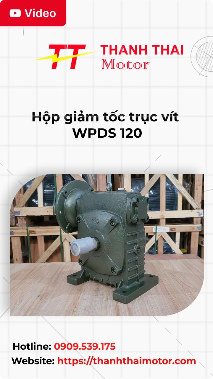 Thumb hộp giảm tốc trục vít WPDS 120