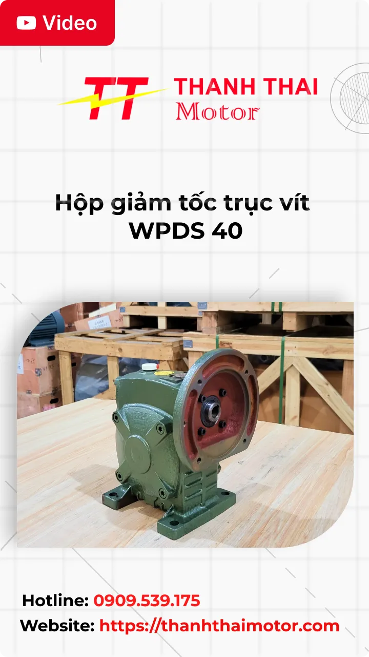 Thumb hộp giảm tốc trục vít WPDS 40