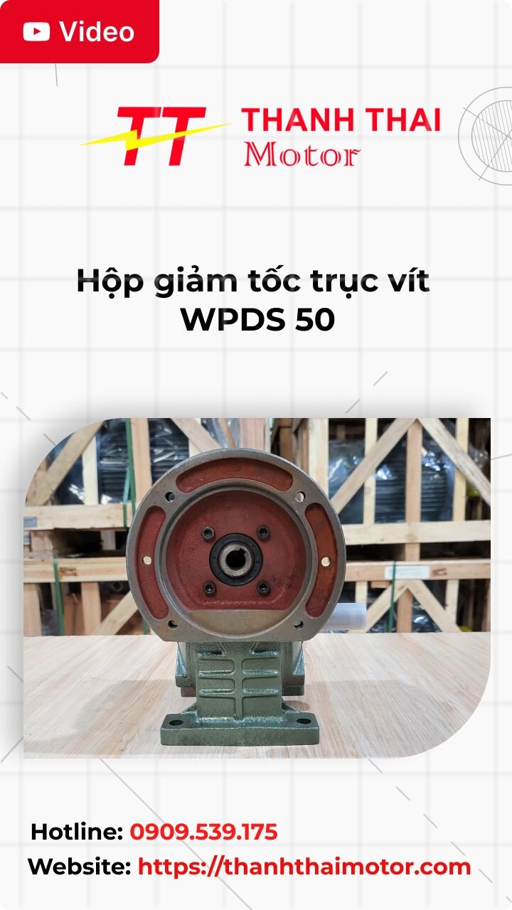 Thumb hộp giảm tốc trục vít WPDS 50