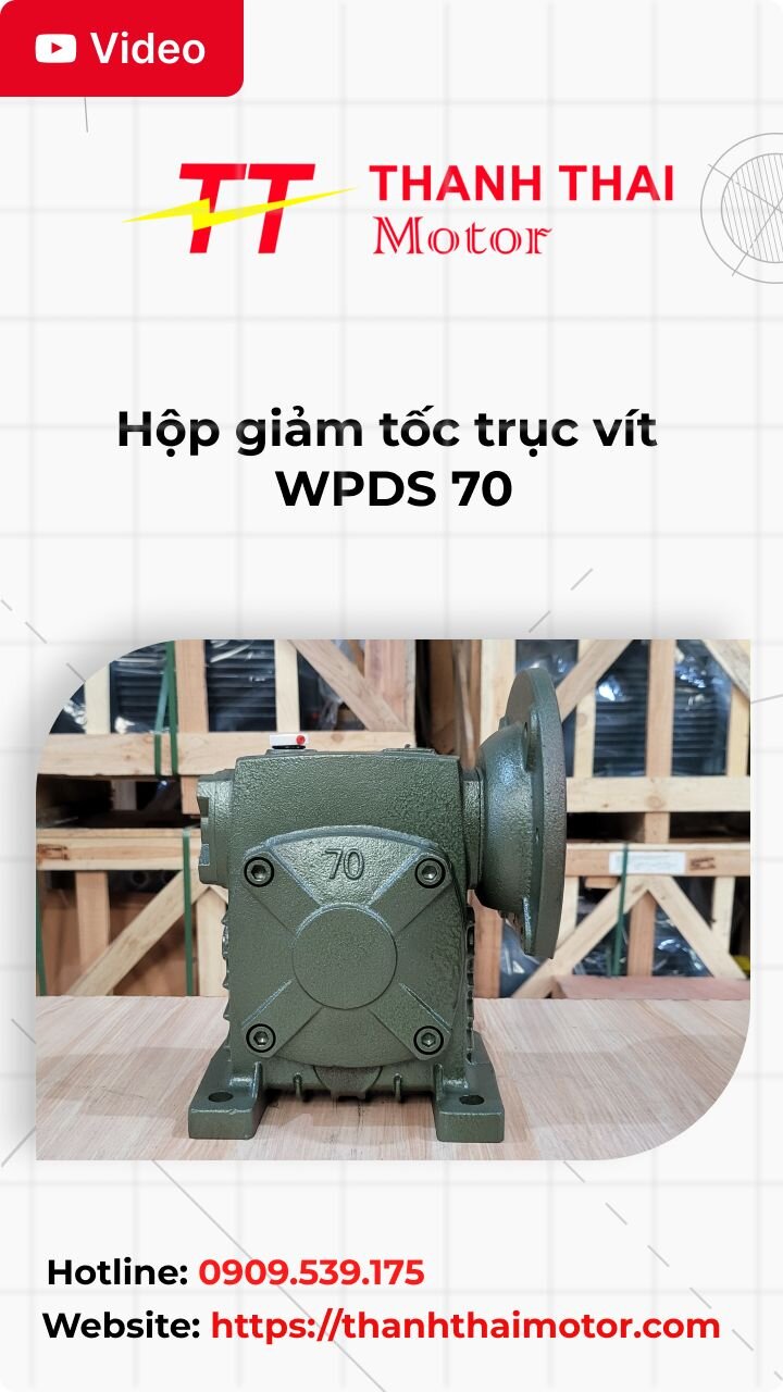 Thumb hộp giảm tốc trục vít WPDS 70