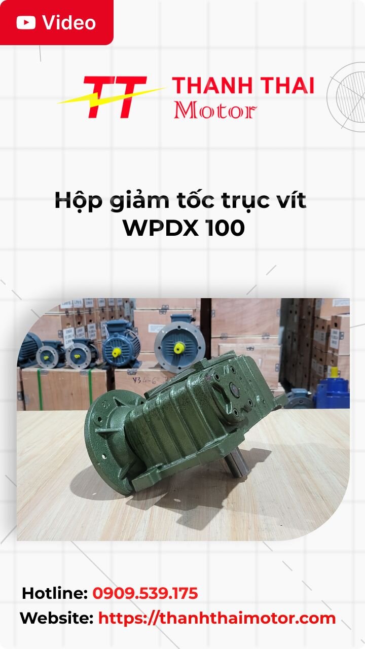 Thumb hộp giảm tốc trục vít WPDX 100