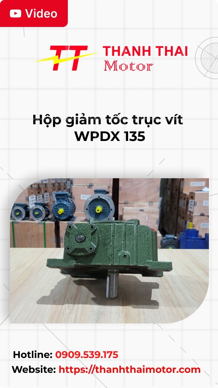Thumb hộp giảm tốc trục vít WPDX 135