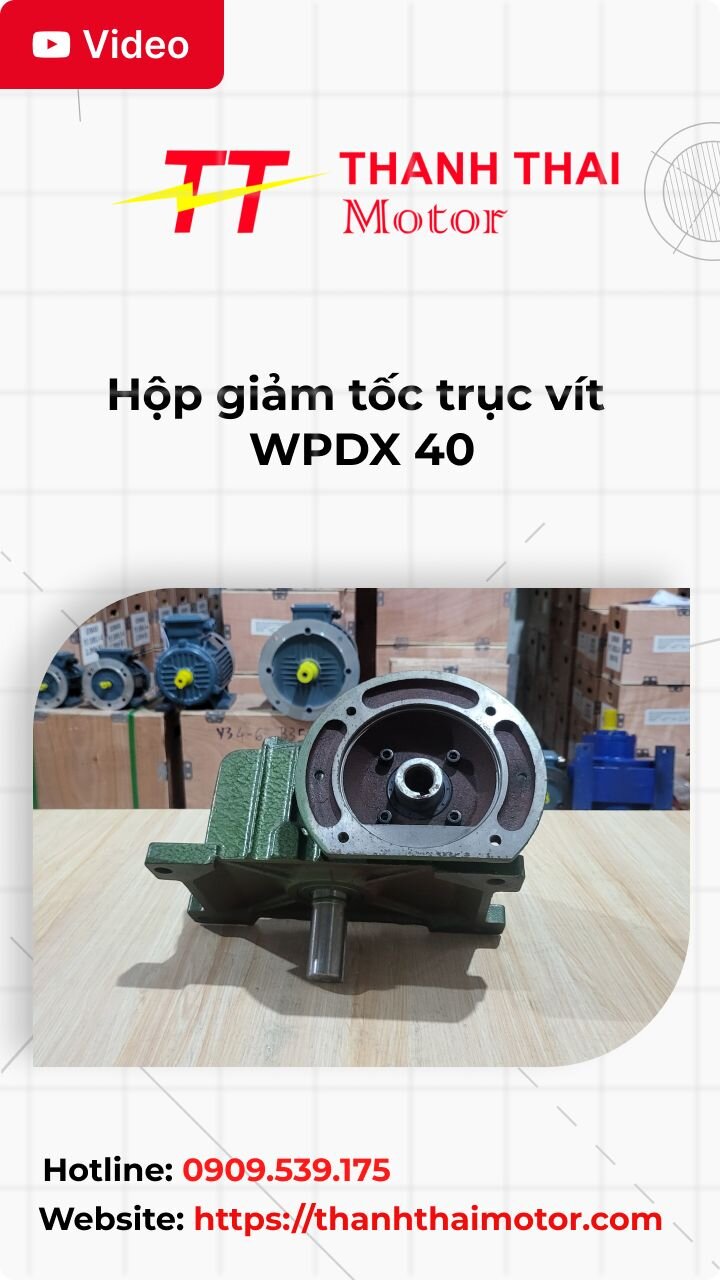 Thumb hộp giảm tốc trục vít WPDX 40