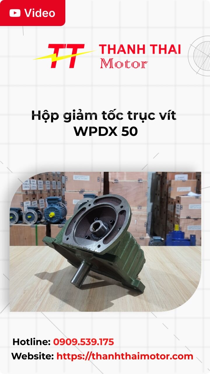 Thumb hộp giảm tốc trục vít WPDX 50