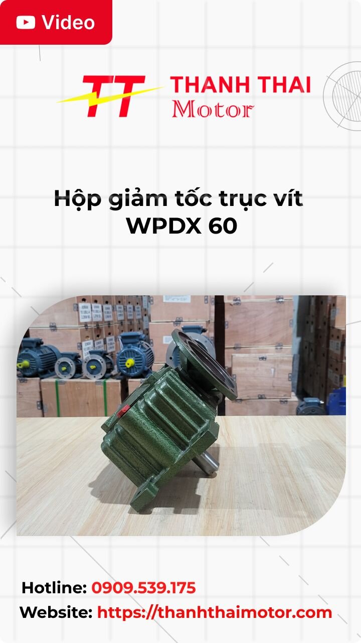 Thumb hộp giảm tốc trục vít WPDX 60