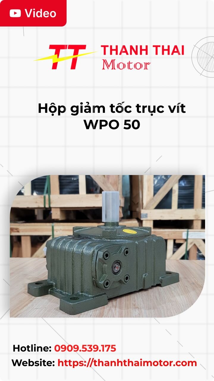 Thumb hộp giảm tốc trục vít WPO 50