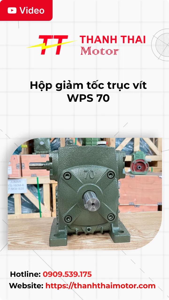 Thumb hộp giảm tốc trục vít WPS 70