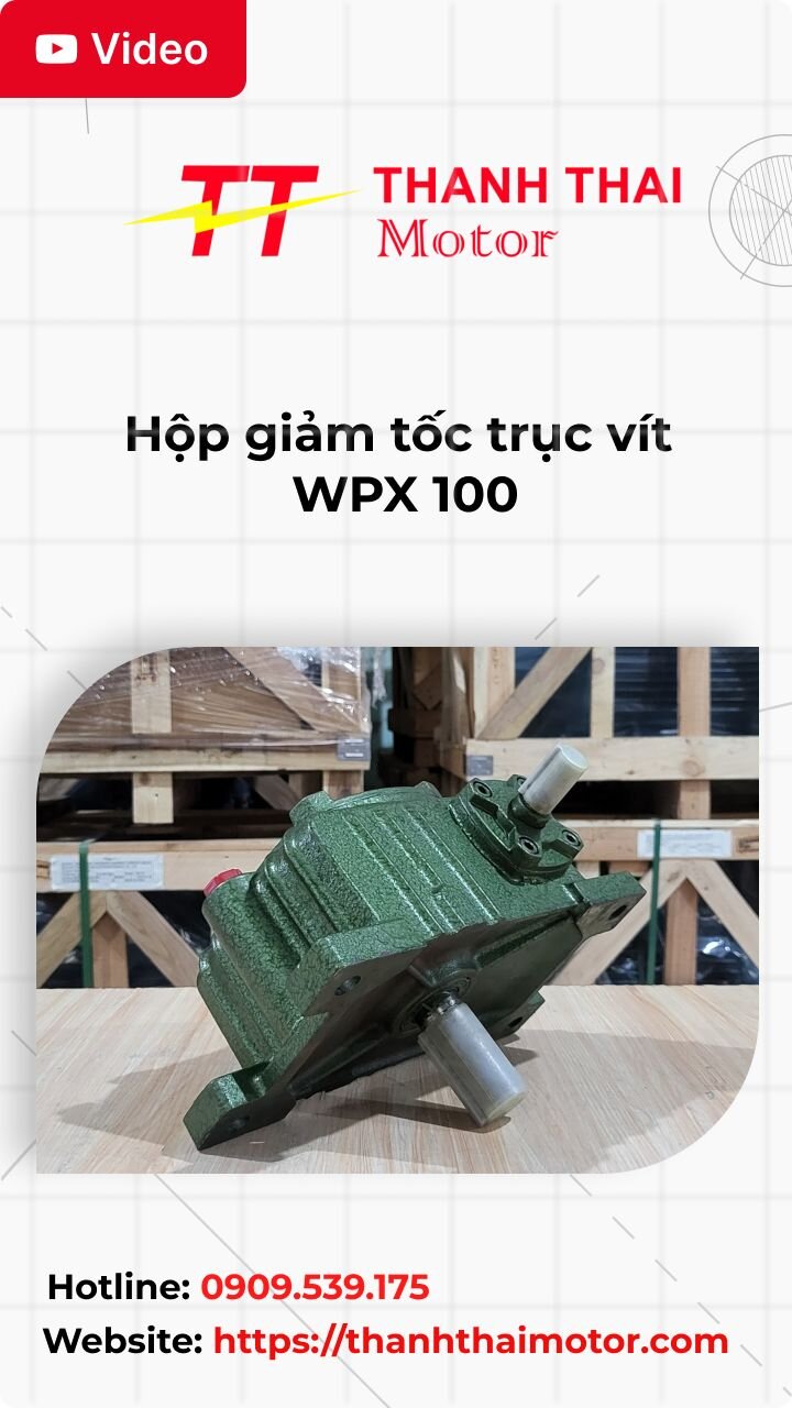 Thumb hộp giảm tốc trục vít WPX 100