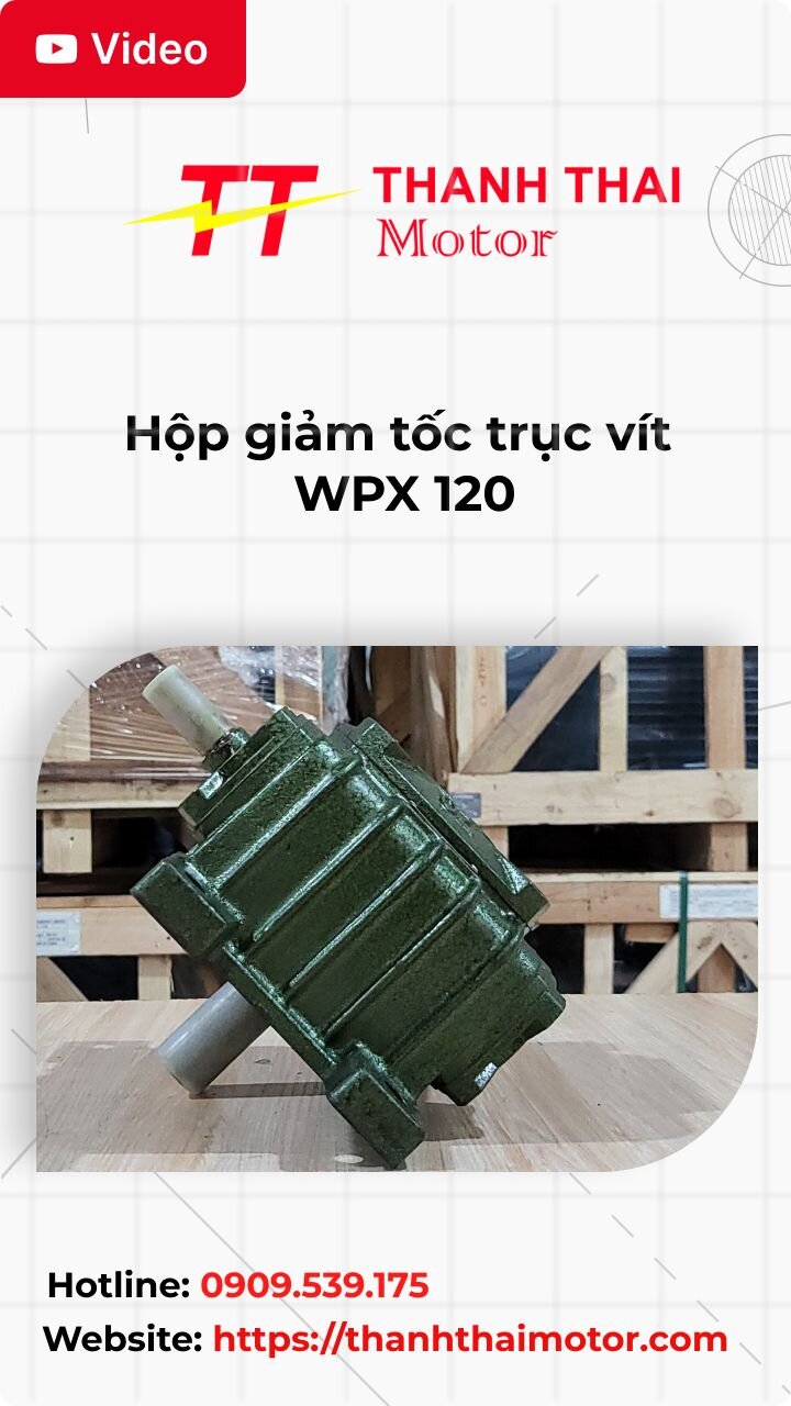 Thumb hộp giảm tốc trục vít WPX 120
