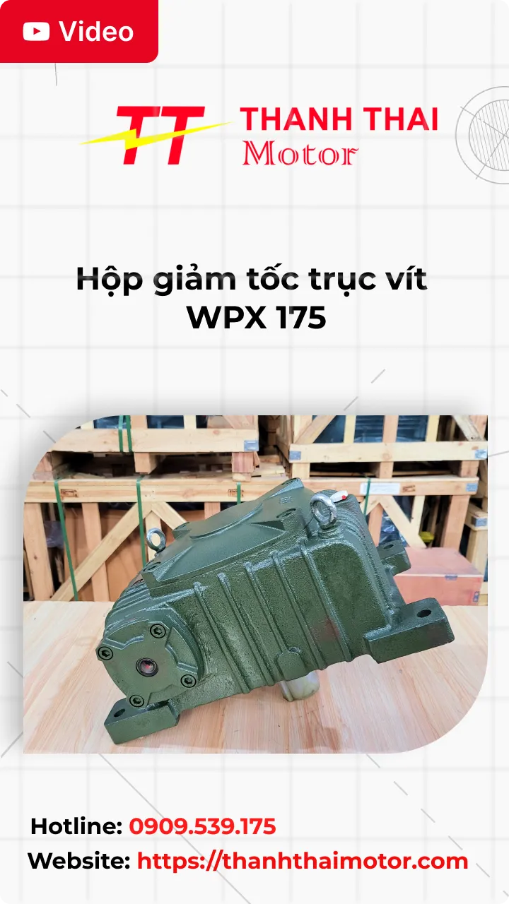 Hộp giảm tốc trục vít WPX 175