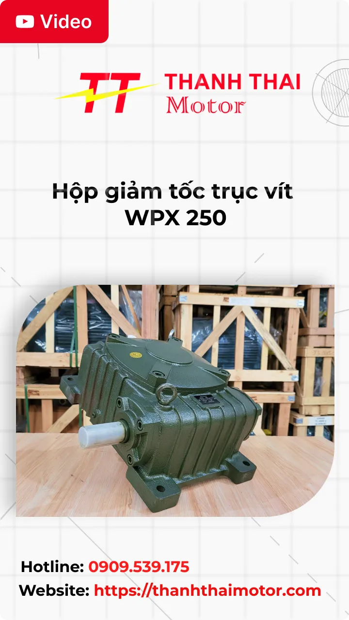 Hộp giảm tốc trục vít WPX 250
